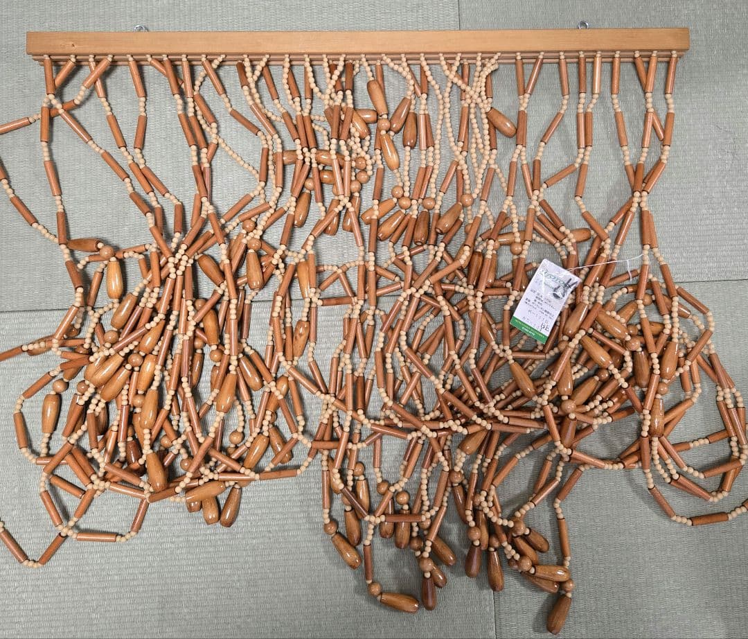 昭和レトロ 珠 暖簾 のれん 珠のれん ヒョウトク 美品