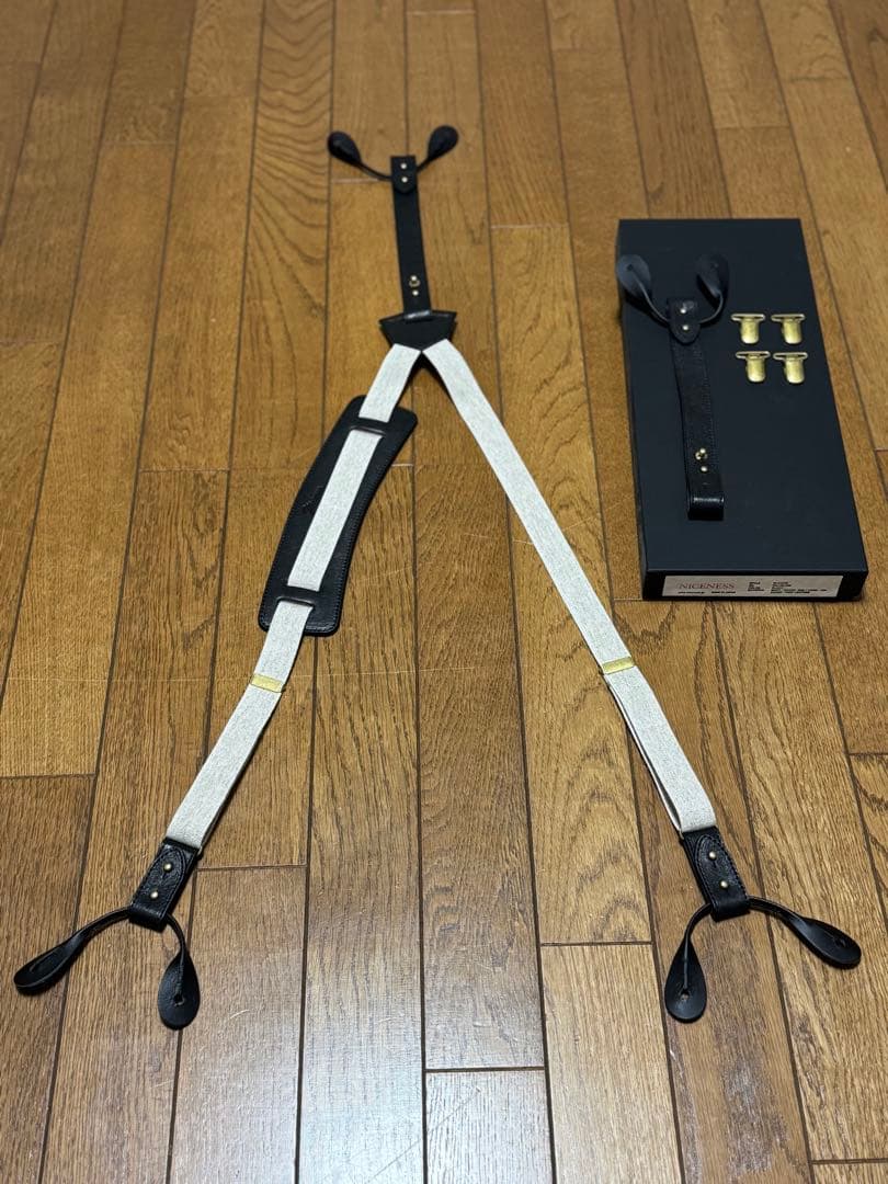 ナイスネス　サスペンダーNICENESS BLACKIE