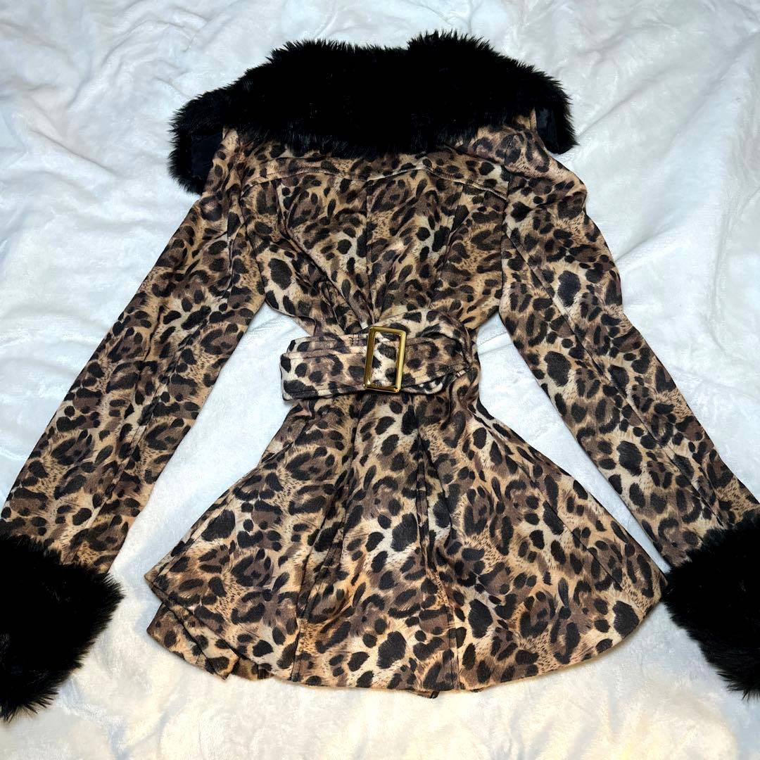 d.i.a.系 ファーヒョウ柄 最強トレンチコート 鬼ギャル