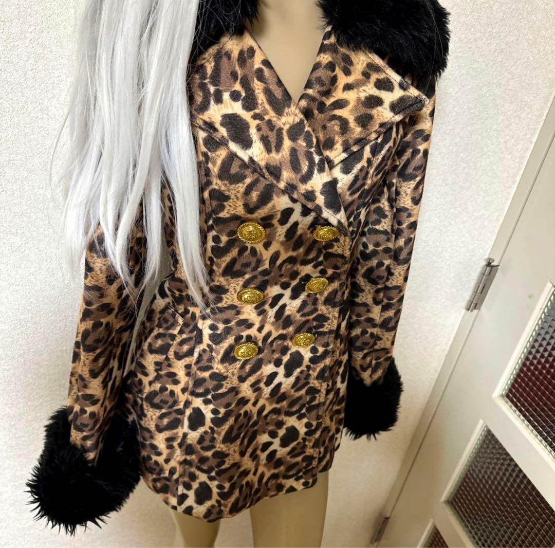 d.i.a.系 ファーヒョウ柄 最強トレンチコート 鬼ギャル