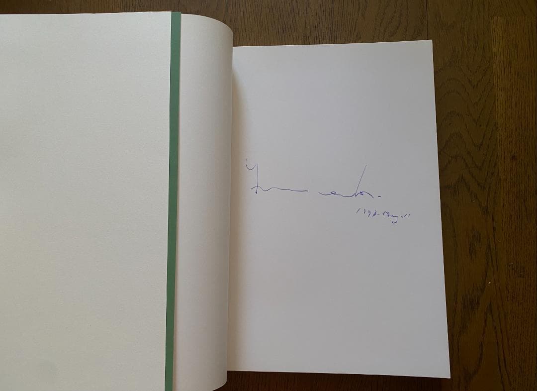 上田義彦「クゥィノルト/QUINAULT」1993年　直筆サイン入り　美品