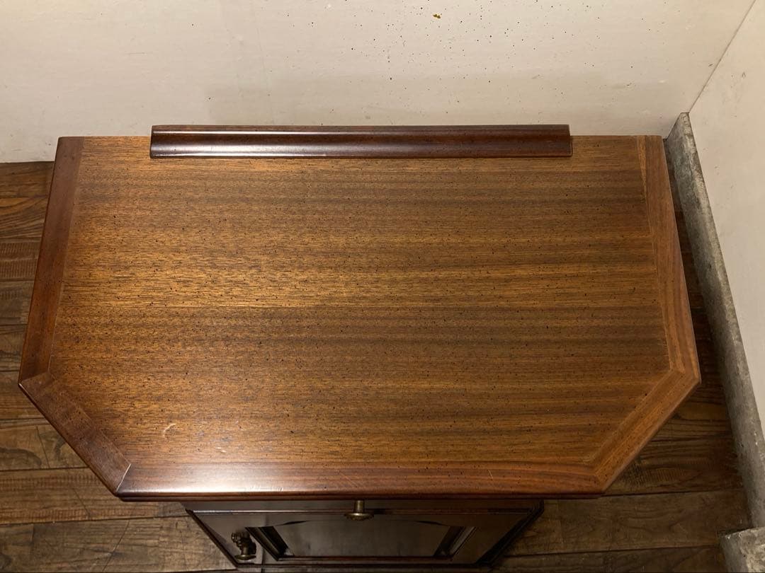 コスガ 英国アンティークスタイル コンソールキャビネット 花台 サイドボード