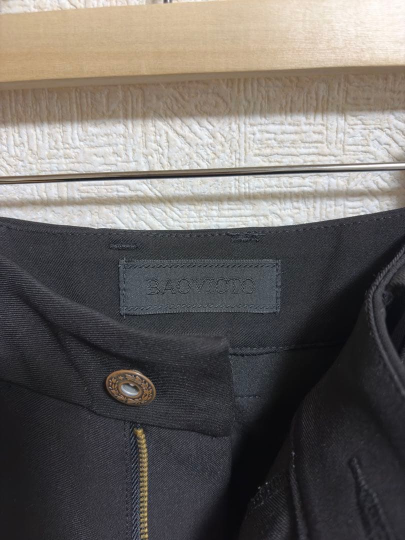 BAOVICTO 23SS 変形ワイドパンツ　ブラック　サイズ1