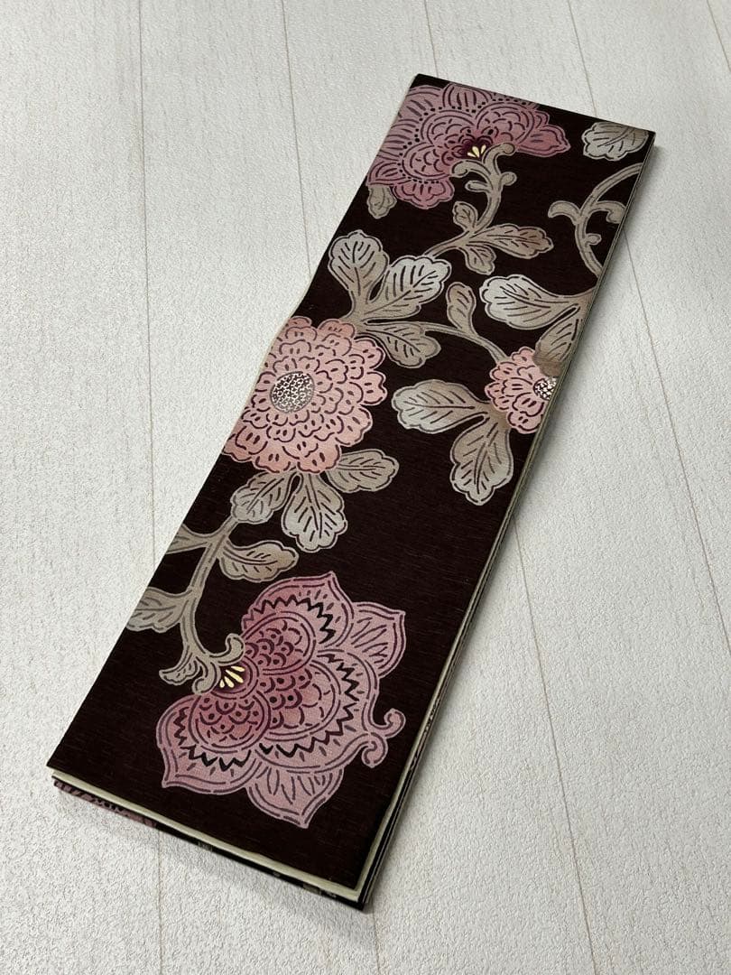 御専用となります。FVH-6 半幅帯【京wakka】更紗手帳　リバーシブル美品