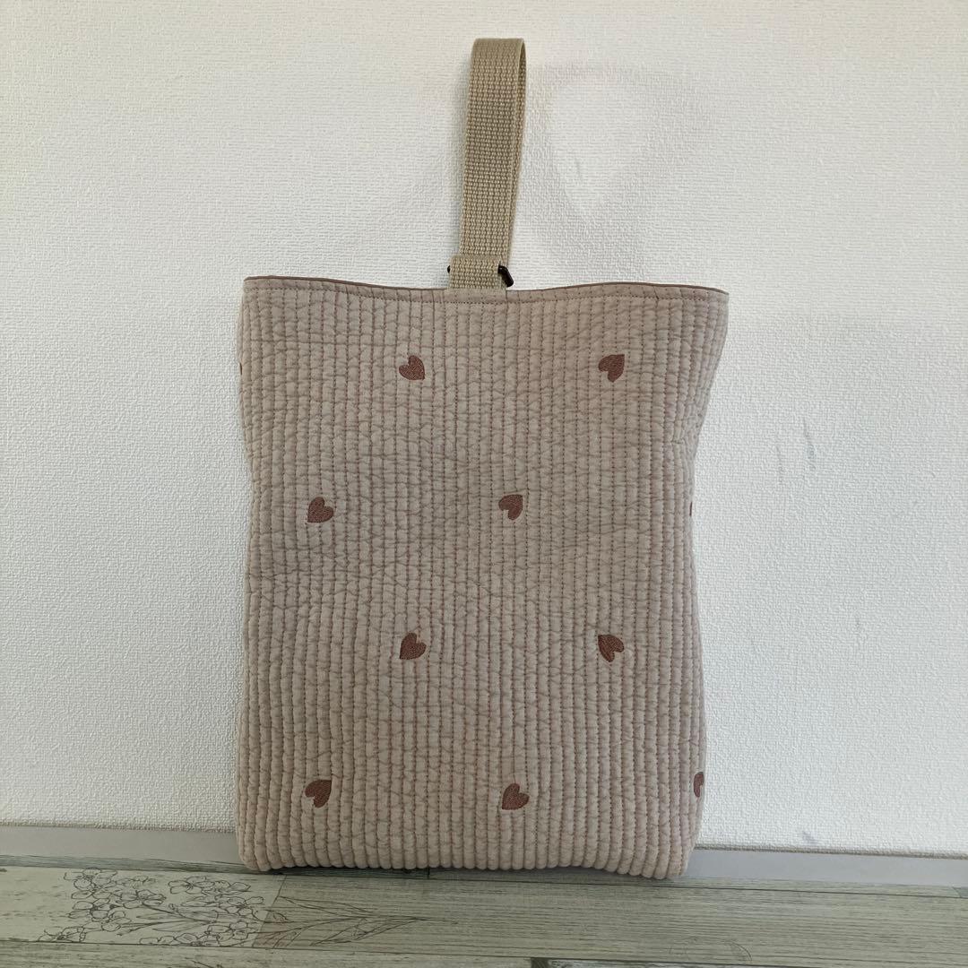 ＮＮページ 図書袋　絵本袋ショルダー　ハンドメイド