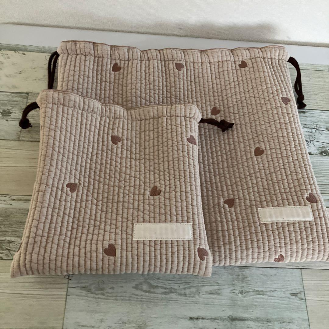 ＮＮページ 図書袋　絵本袋ショルダー　ハンドメイド