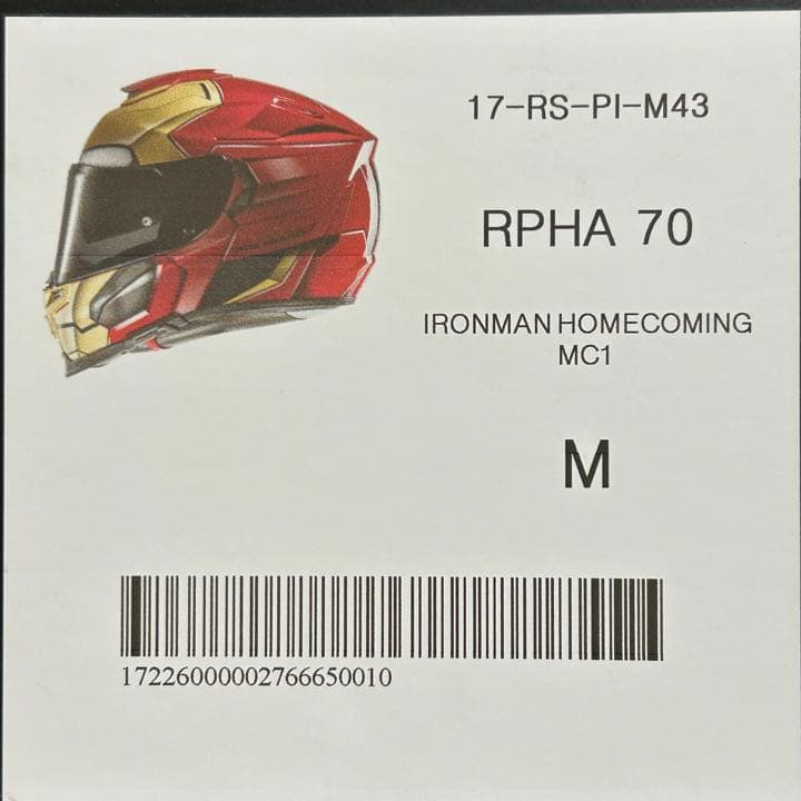 HJC ヘルメット MARVEL RPHA70 アイアンマン