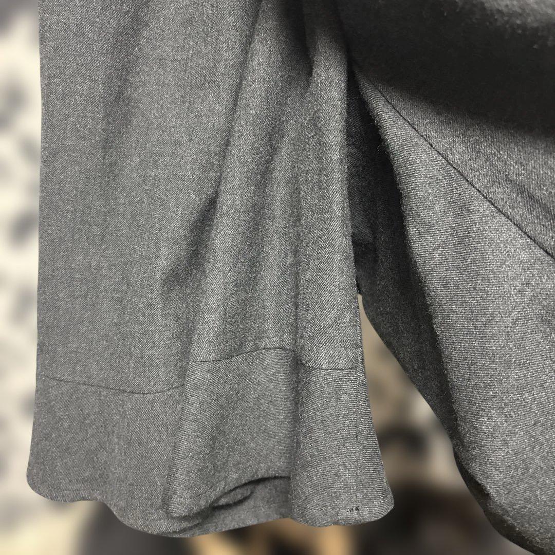 グレー フレア巻きスカート風パンツ　tao COMME des GARÇONS