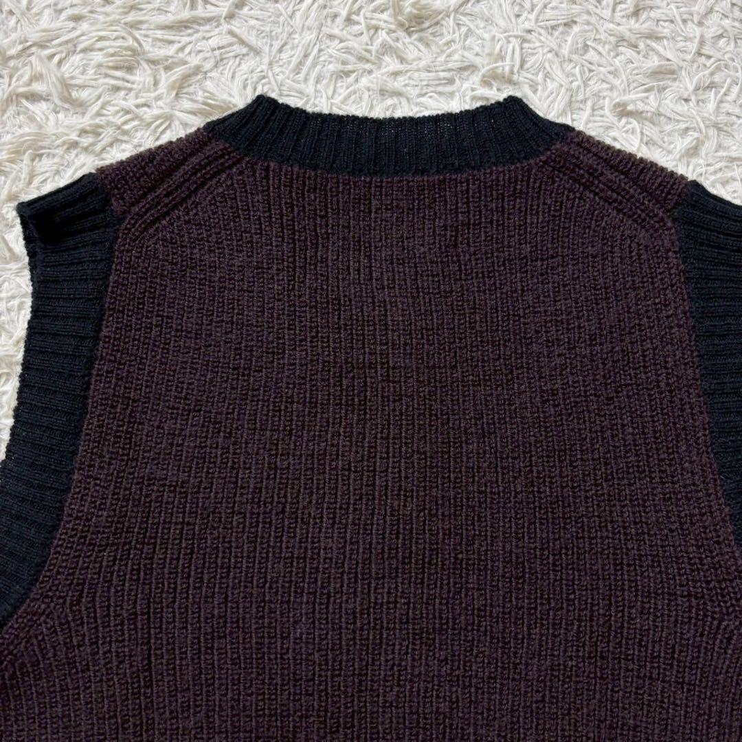 MHL.マーガレットハウエル バージンウール ニットベスト 24W