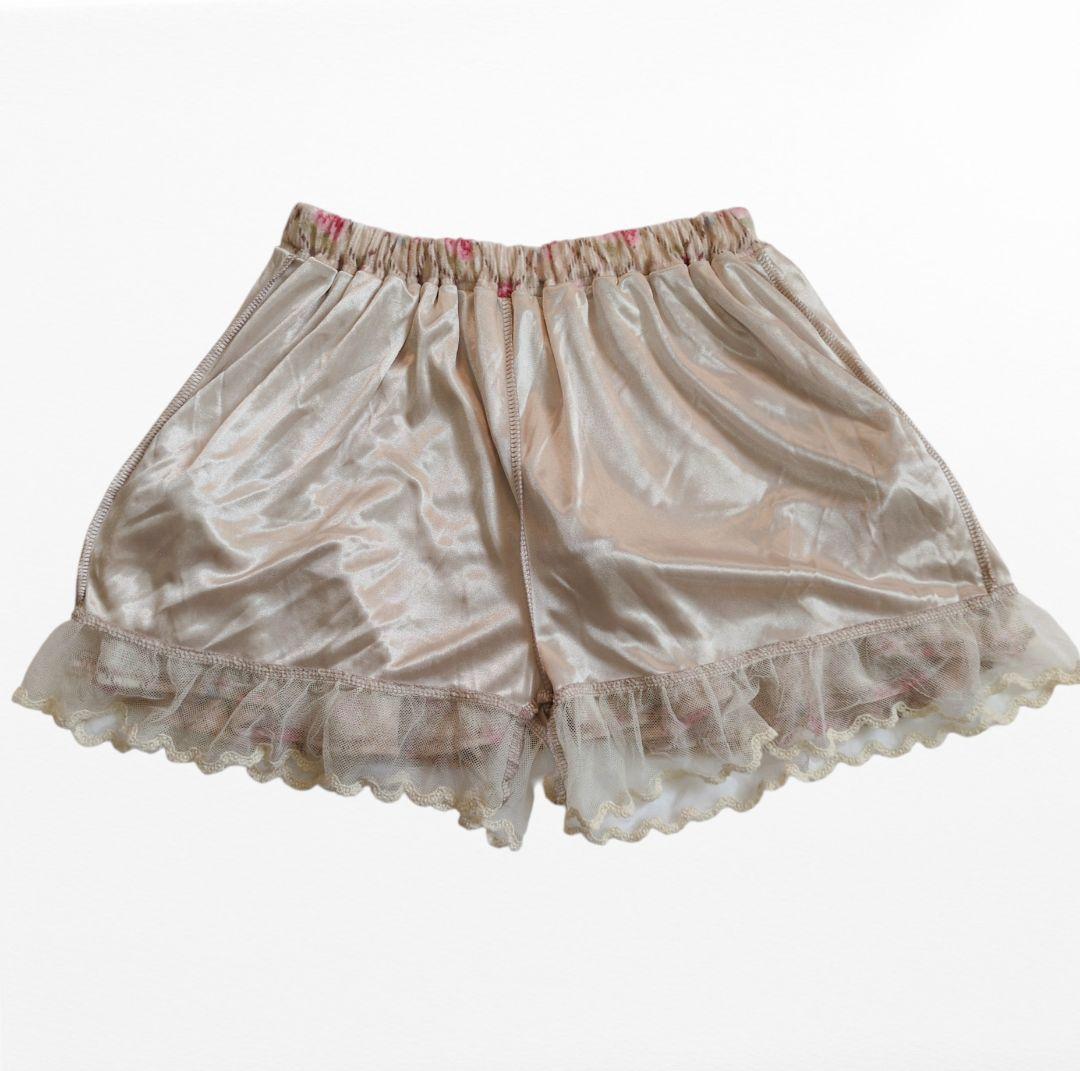 LIZ LISA/リズリサ スカパン ミニスカート 起毛 花柄 リボン