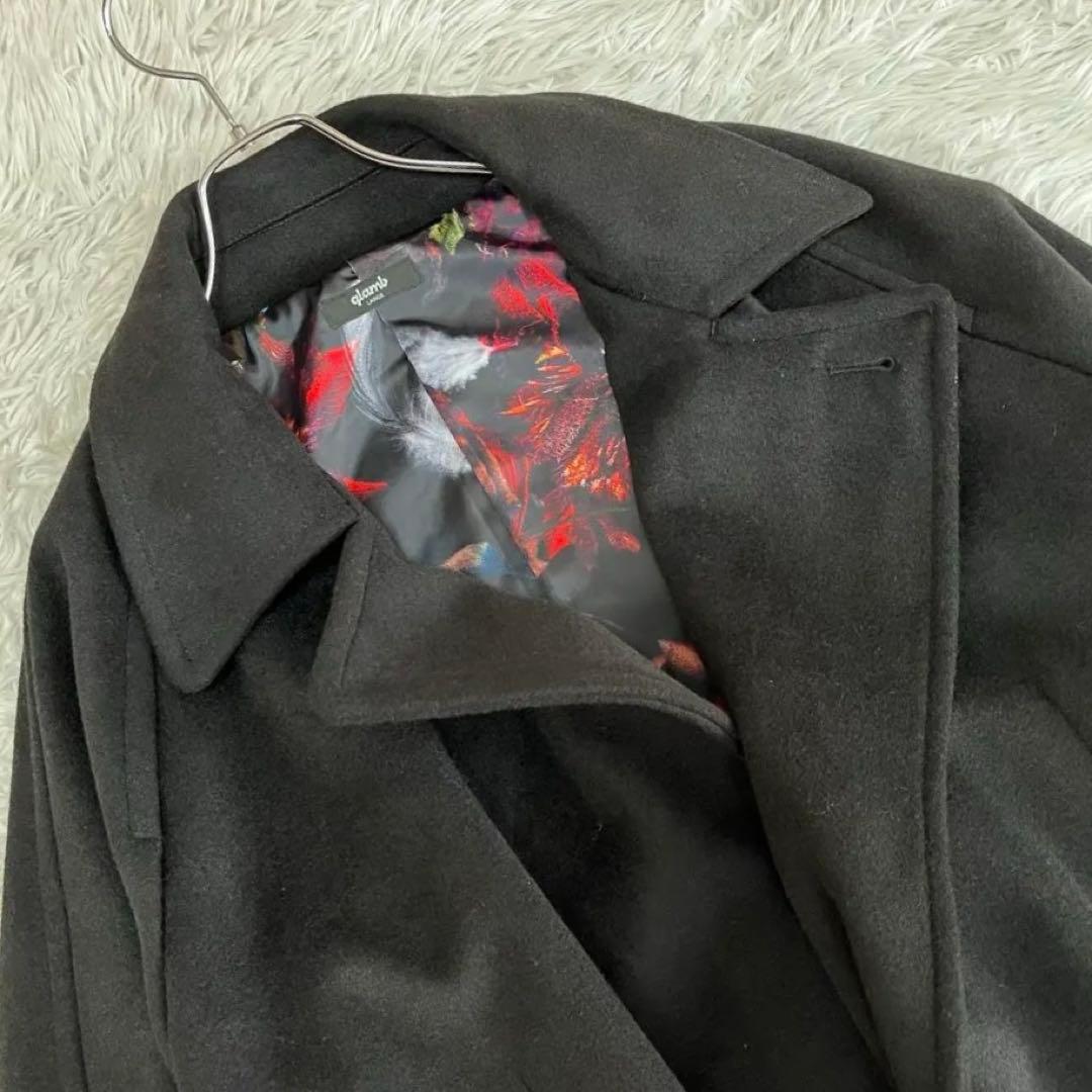 大きいサイズ✨glamb ガウンチェスターコート　ベルト付き　オーバーサイズ　L