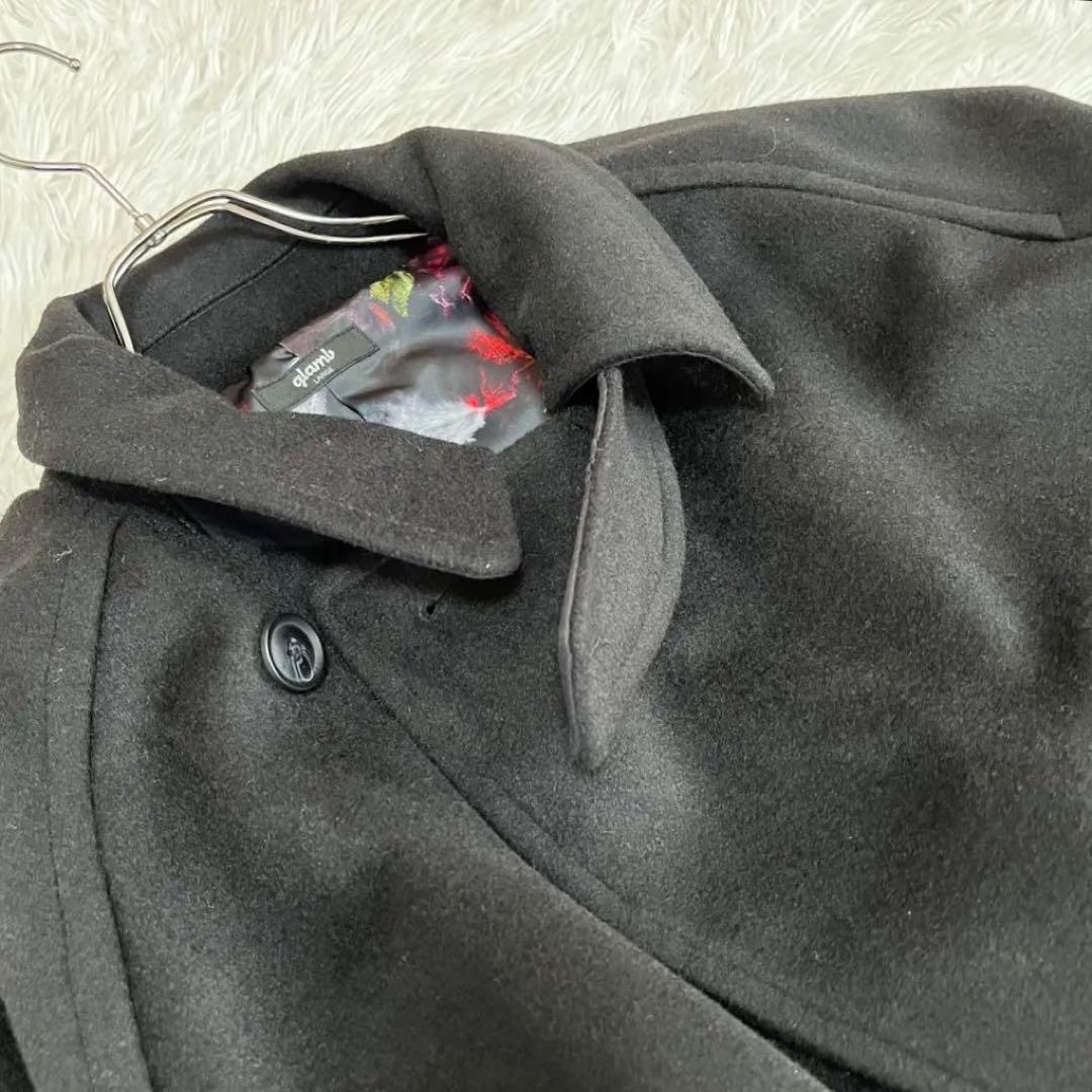 大きいサイズ✨glamb ガウンチェスターコート　ベルト付き　オーバーサイズ　L