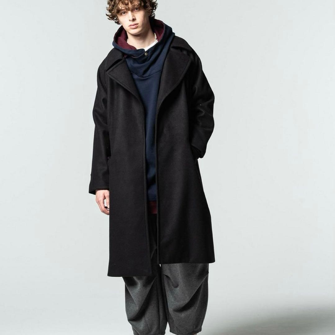 大きいサイズ✨glamb ガウンチェスターコート　ベルト付き　オーバーサイズ　L