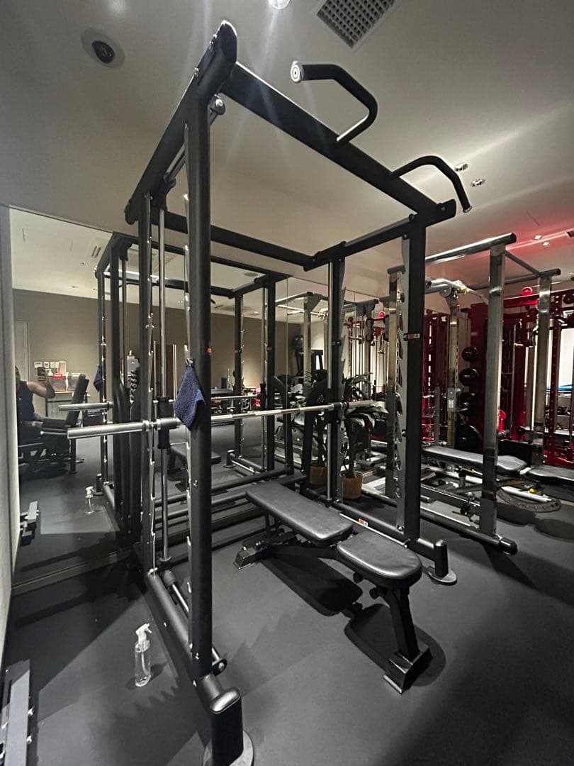 【配送設置費込み】Impulse業務用3Dスミスマシン 美品セーフティ＆ベンチ付