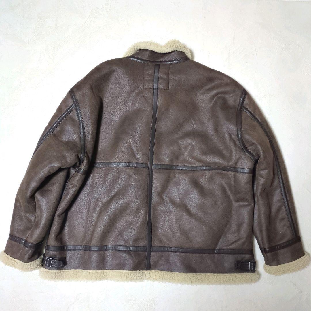 美品 ALPHA B-3 フライトジャケット 4XL フェイクムートン