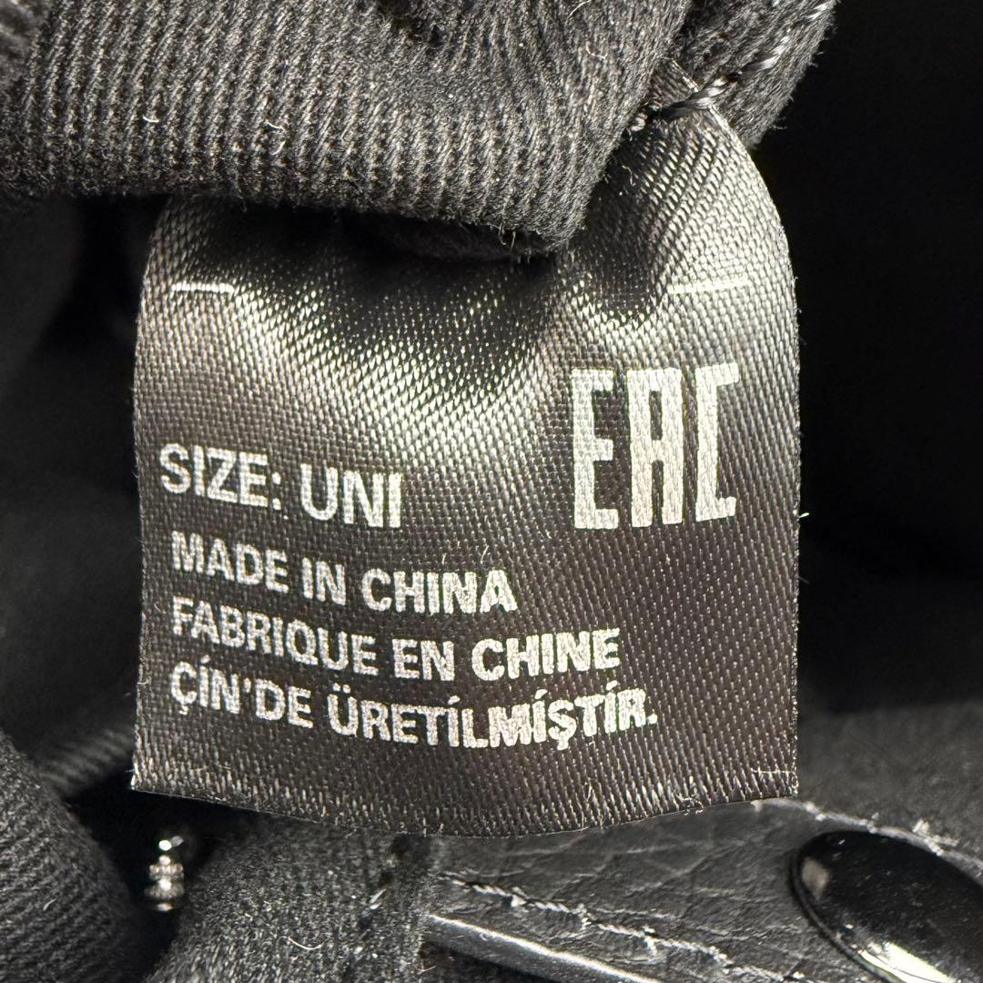 【未使用】MM6 メゾンマルジェラ レザーミニジャパニーズ トートバッグ 黒