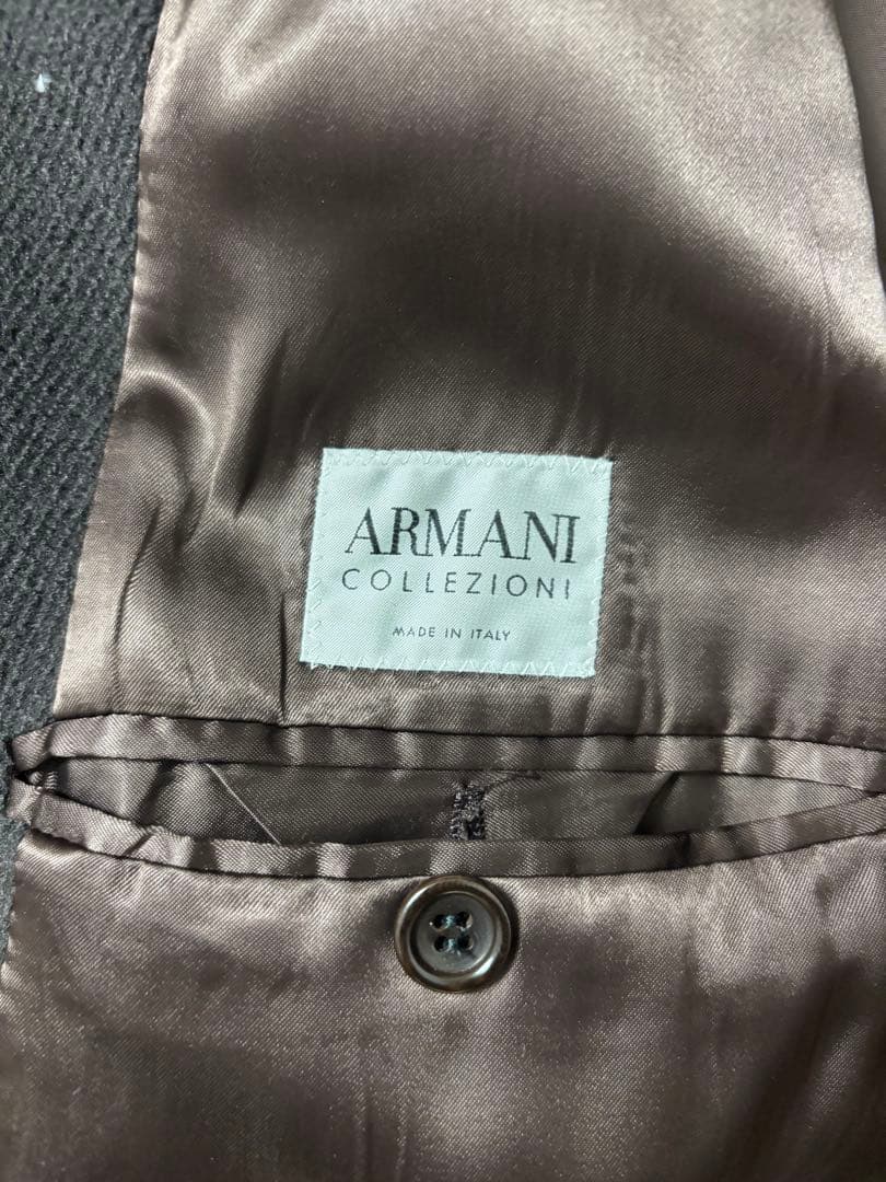 ARMANI COLLEZIONI アルマーニ　ウール×カシミヤ ロングコート