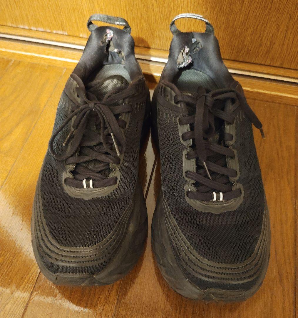 HOKA ONE ONE ボンダイ6ワイド 23.5センチ黒スニーカーホカ