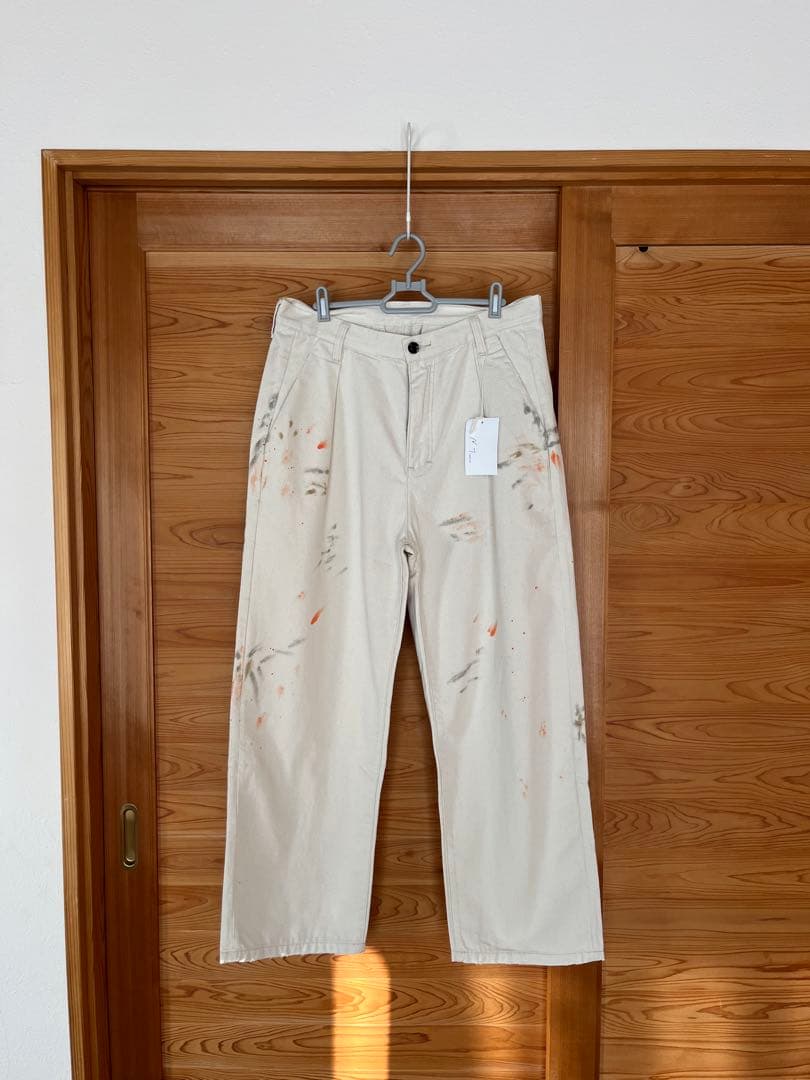 ANCELLM PAINT CHINO TROUSERS アンセルム　定番