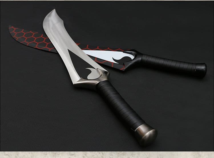 赤a双刀fate英霊衛宮コス干将莫邪全金属 2本 古兵器 武具　刀装具　日本刀