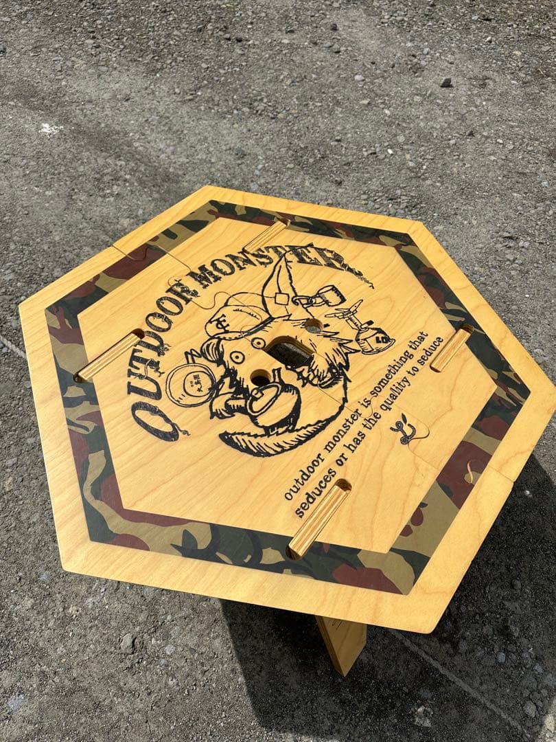 thearth ざぁ〜ス　大島園　アウトドアモンスター ヘキサテーブル　コラボ