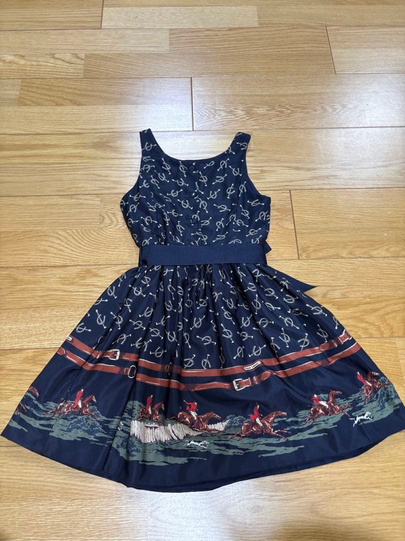 【ひみ★】ラルフローレン　ワンピースドレス　プリーツスカート