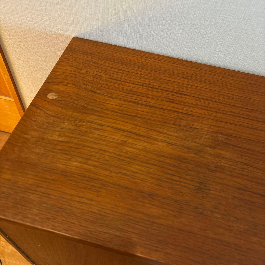 【1970's ビンテージ家具】北欧 デンマーク チーク材 チェスト*送料込