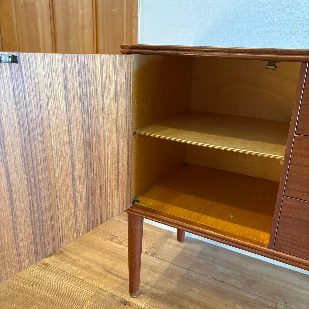 【1970's ビンテージ家具】北欧 デンマーク チーク材 チェスト*送料込