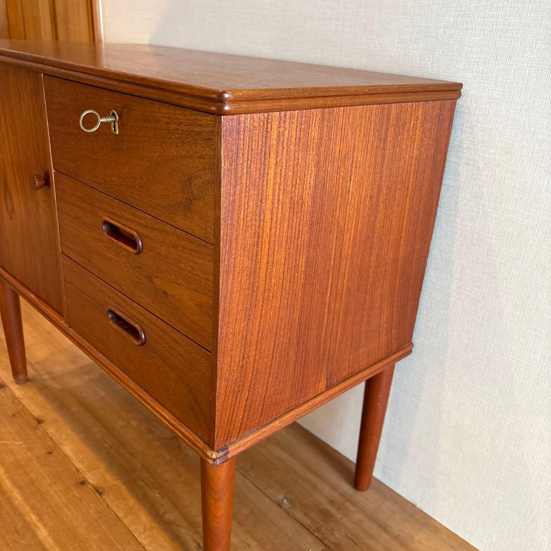 【1970's ビンテージ家具】北欧 デンマーク チーク材 チェスト*送料込