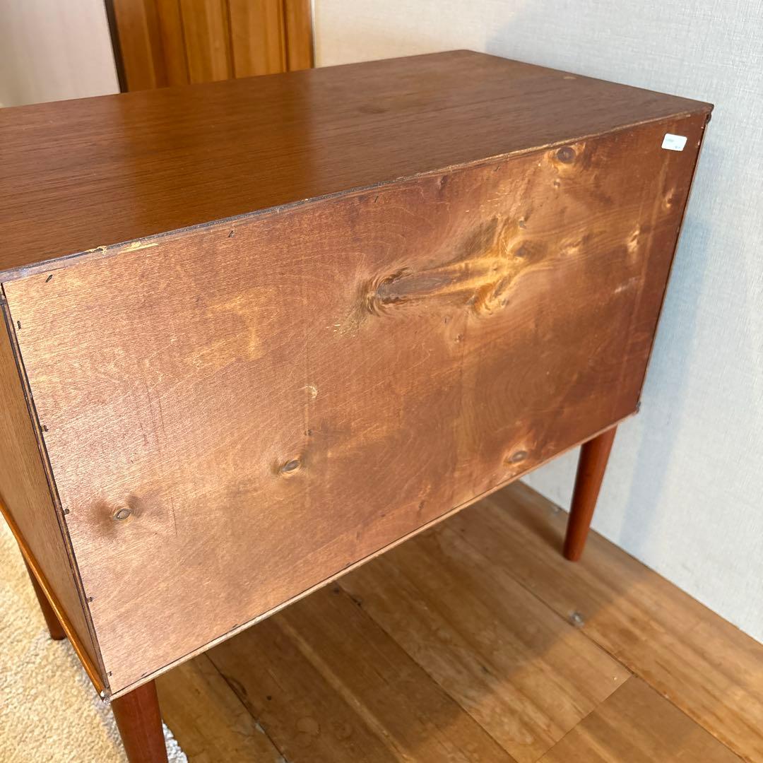 【1970's ビンテージ家具】北欧 デンマーク チーク材 チェスト*送料込