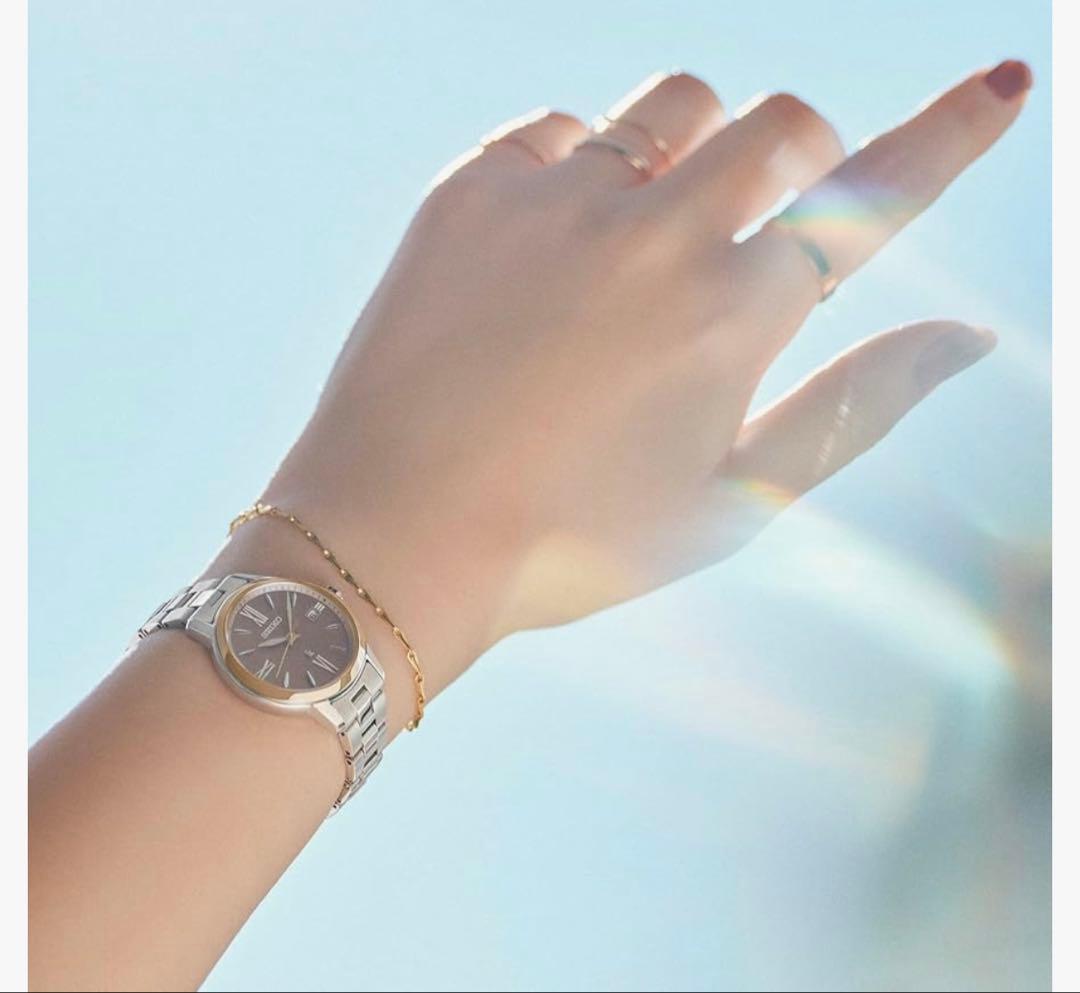 SEIKO ルキア Grow SSVW208レディース ソーラー電波時計