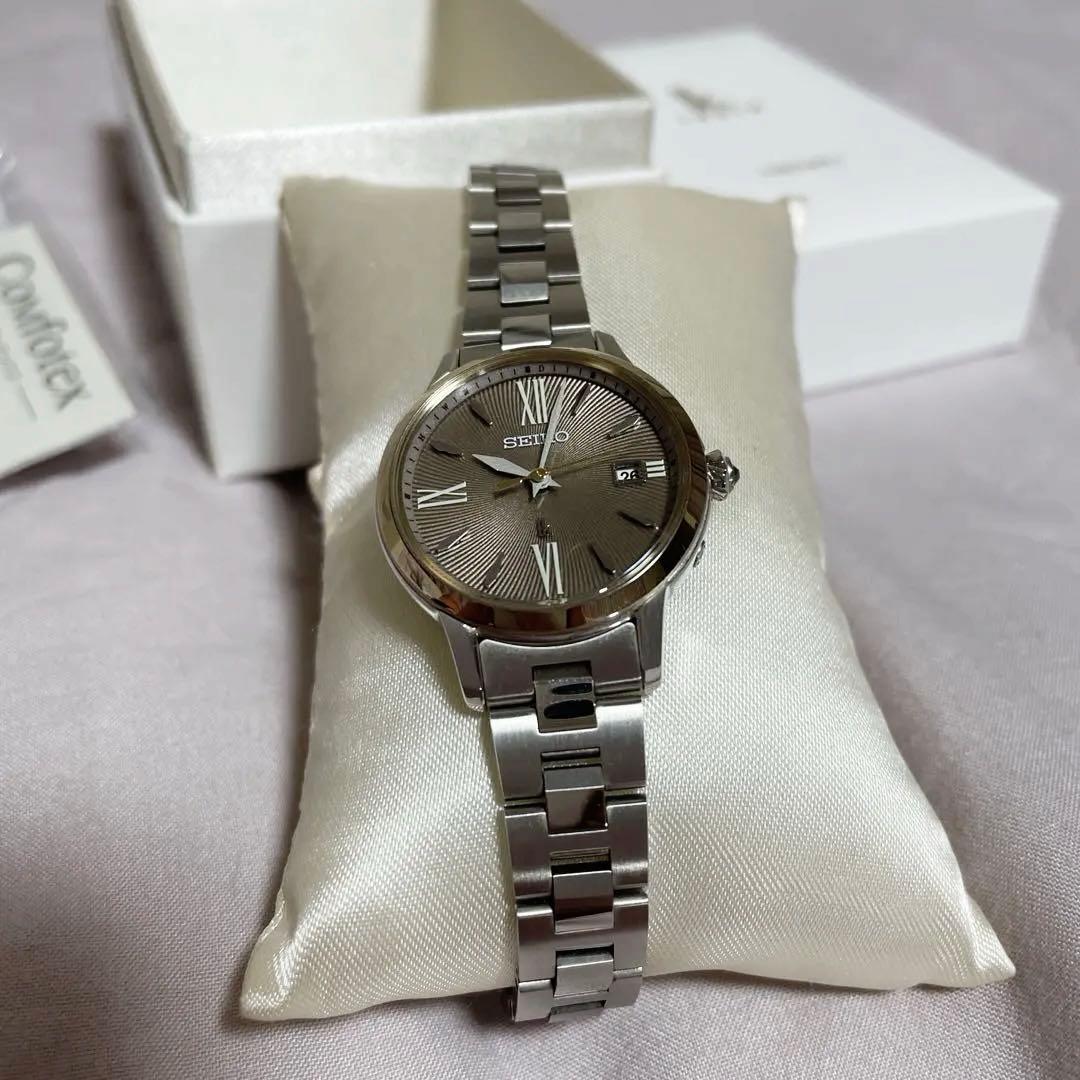 SEIKO ルキア Grow SSVW208レディース ソーラー電波時計