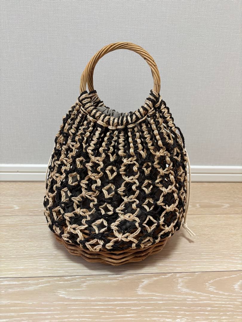 【6/25までの出品】カゴバッグ　violad'oro(ヴィオラドーロ)