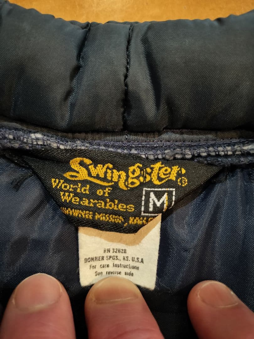 swingster　usa製　レーシングベスト　ネイビー