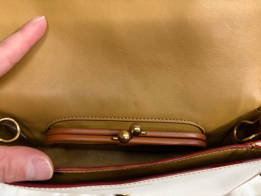 COACH フラワーショルダーバッグ