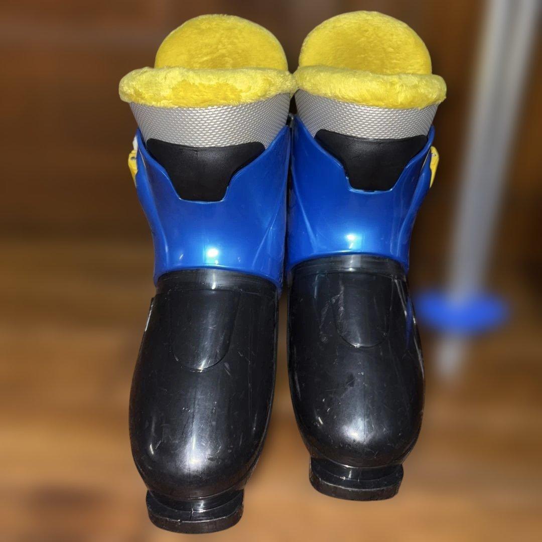 子ども用スキー3点セット Swallow 130cm チューンナップ済み袋付き