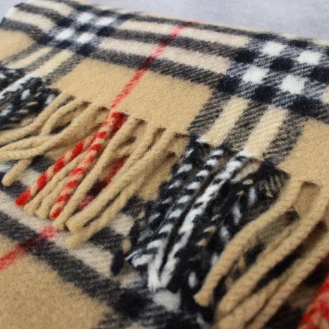 ◇Burberry チェック柄 マフラー2本 100%ラムウール ノバチェック