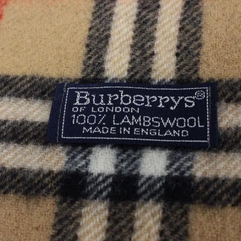 ◇Burberry チェック柄 マフラー2本 100%ラムウール ノバチェック