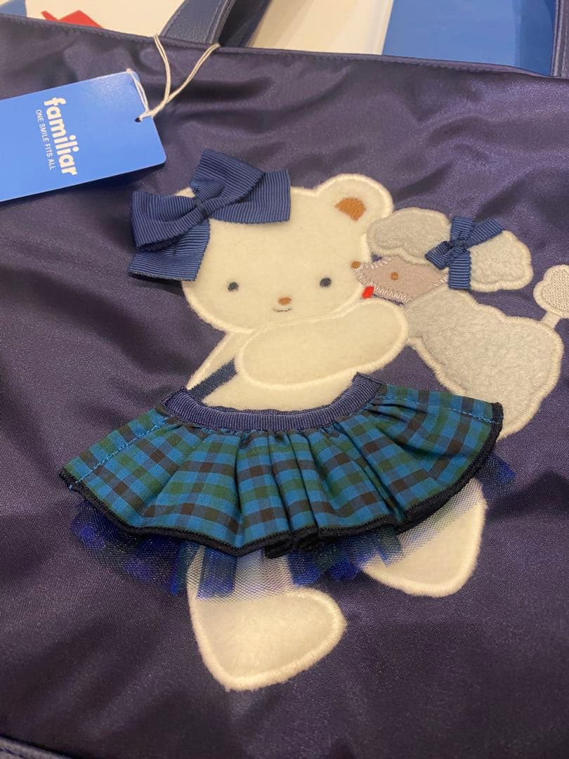 Bibiy × familiar コラボ　トートバック　新品　未使用　タグ付き