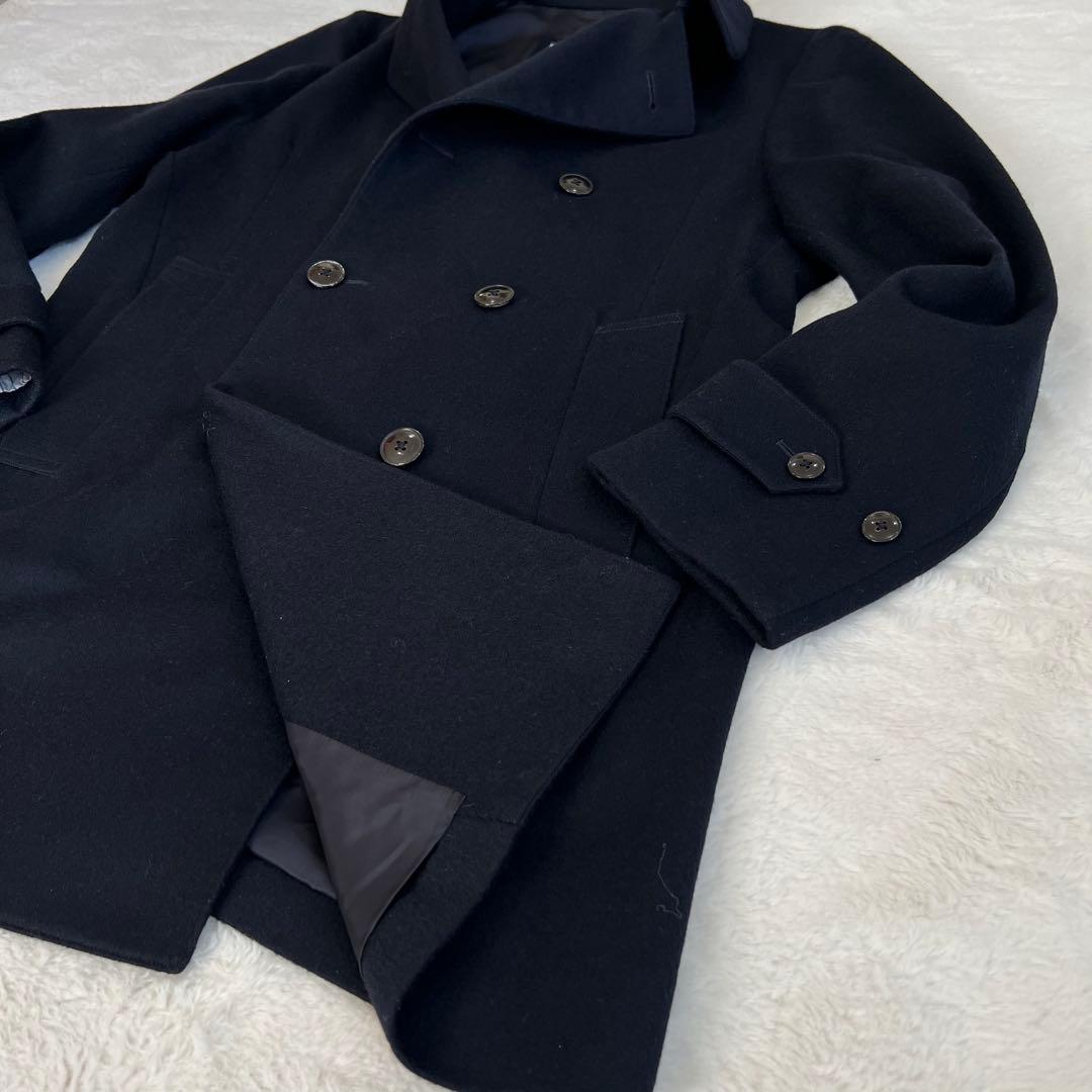 美品✨ トゥモローランド　ピルグリム　チェスターコート　カシミア ネイビー　48