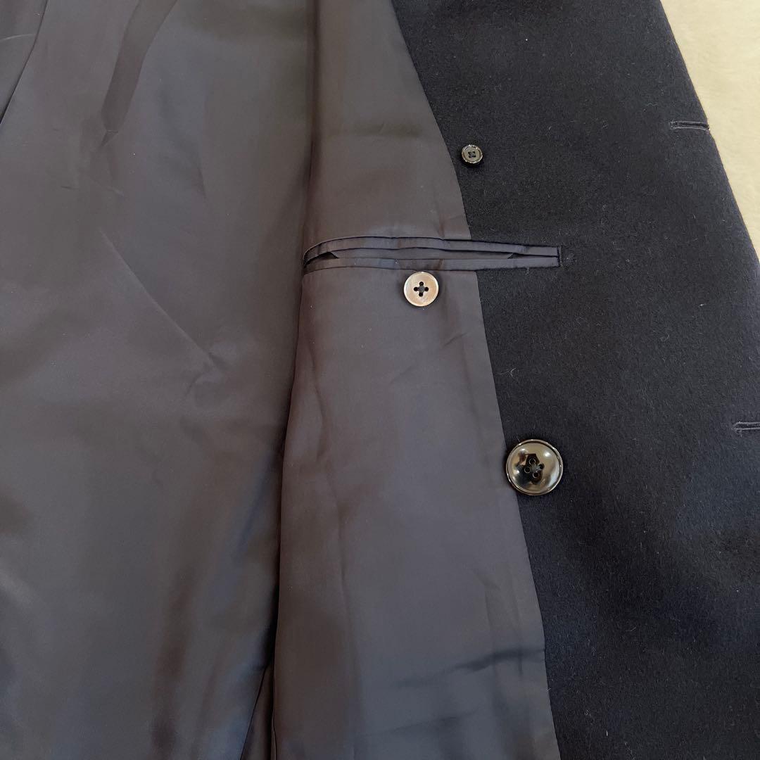 美品✨ トゥモローランド　ピルグリム　チェスターコート　カシミア ネイビー　48