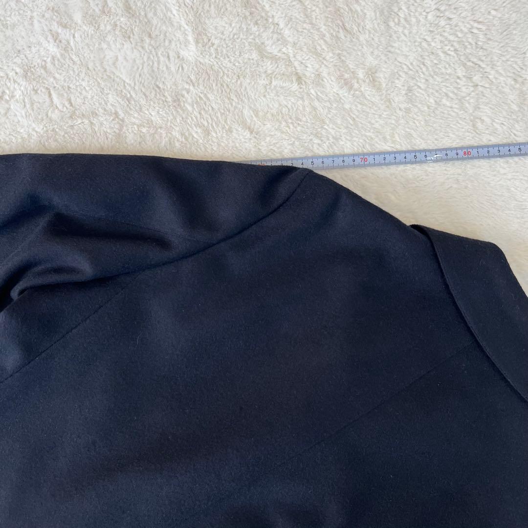 美品✨ トゥモローランド　ピルグリム　チェスターコート　カシミア ネイビー　48