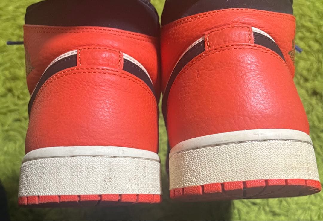 シューズ(男性用) Nike Air Jordan 1 Mid Team Orange Black