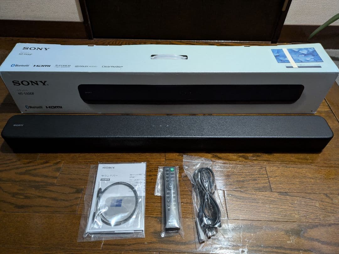 SONY　サウンドバー　HT-S100F