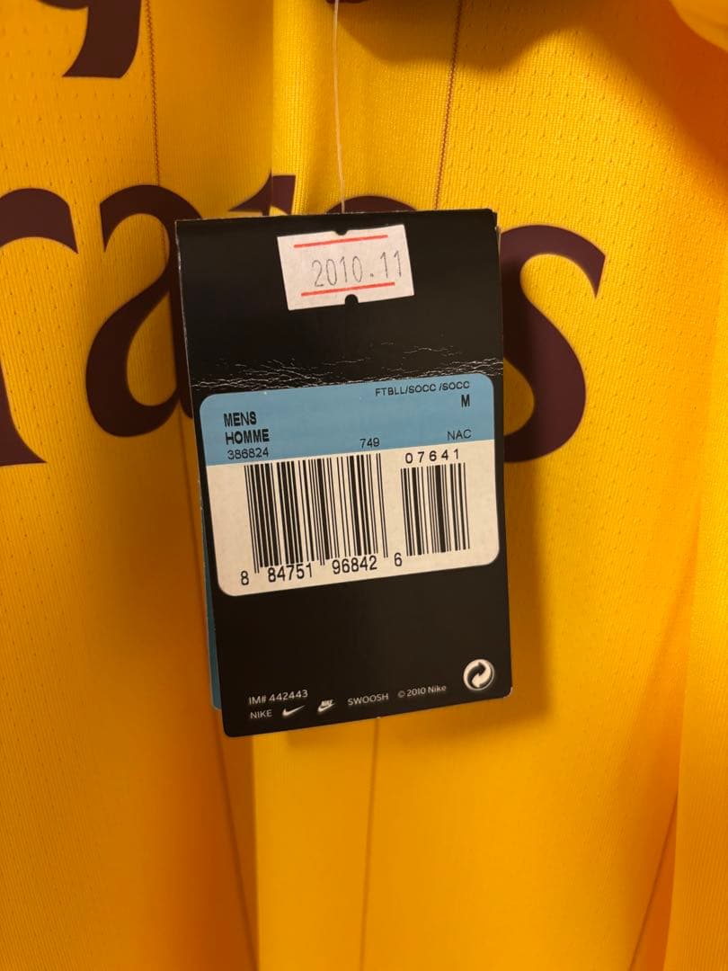 アーセナル　10/11 アウェイシャツ　M