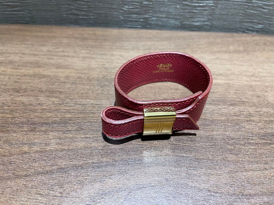 期間限定お値下げ　エルメス　レザーブレスレット　アルテミス