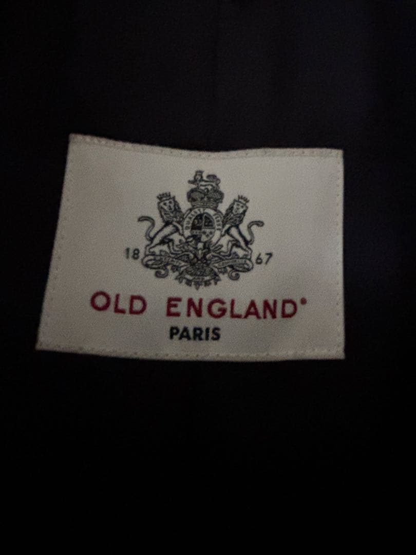 大大特価！近年　超美品 オールドイングランド ギャバジントレンチコート ネイビー