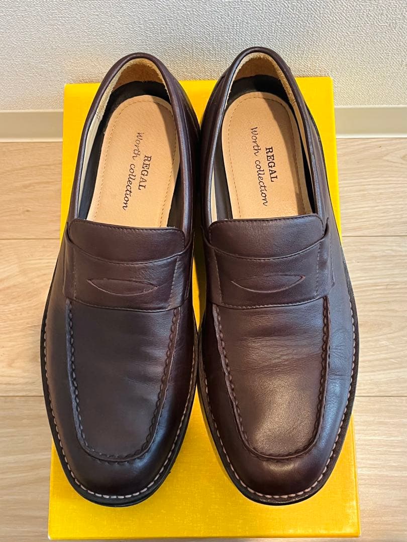 【新品】REGAL ローファー　ダークブラウン　Worth collection
