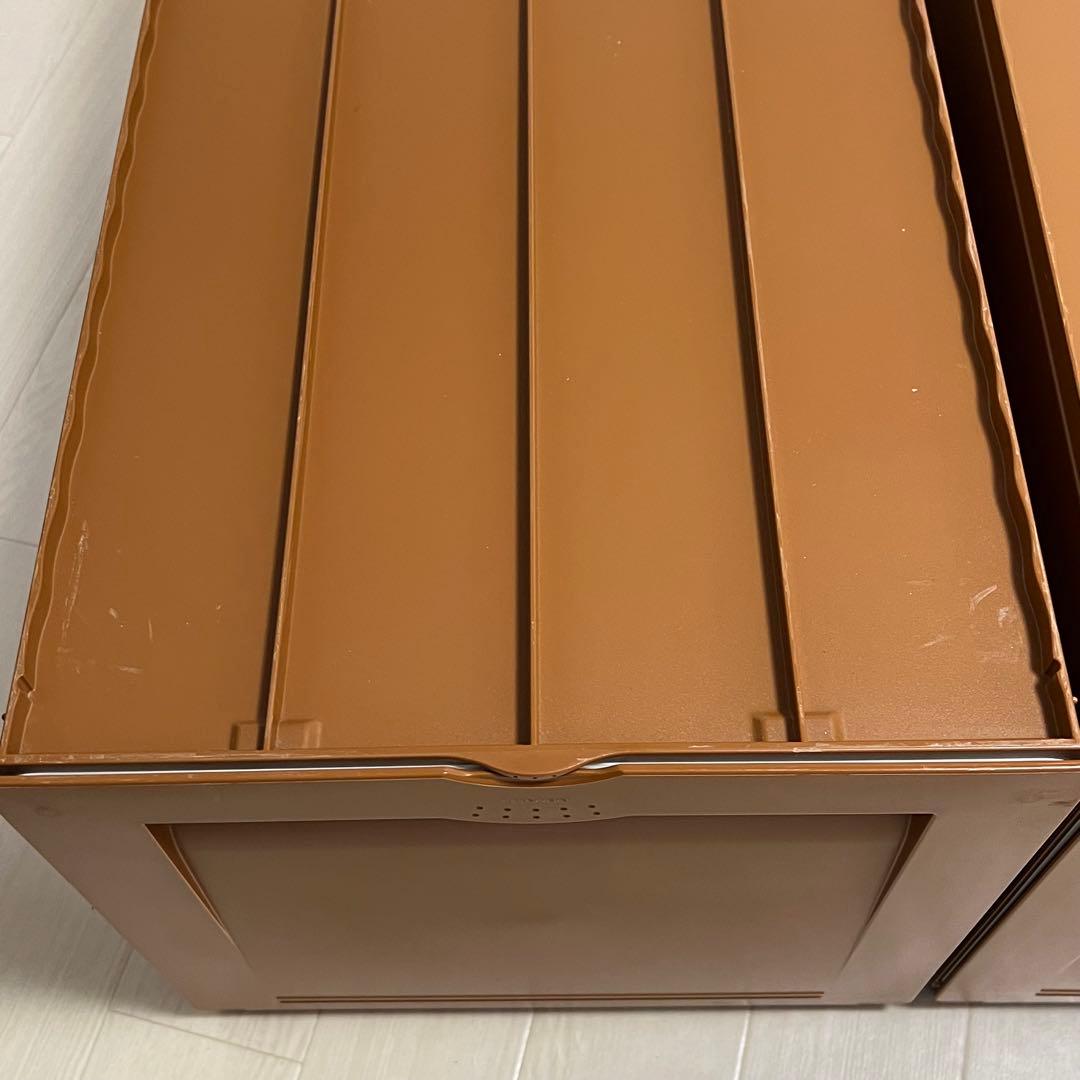 タッパーウェア スーパーチェスト セピア 2個セット