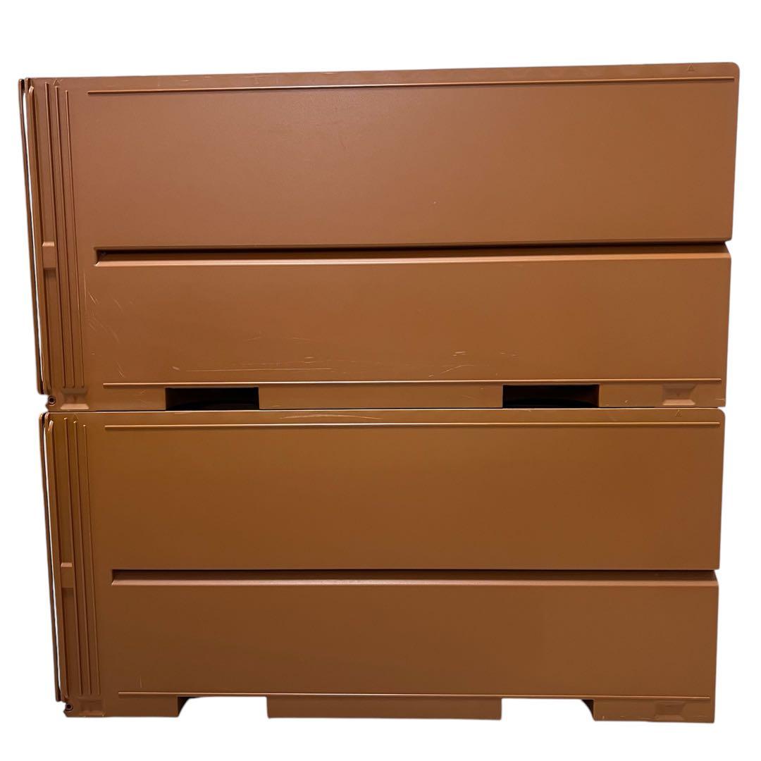 タッパーウェア スーパーチェスト セピア 2個セット